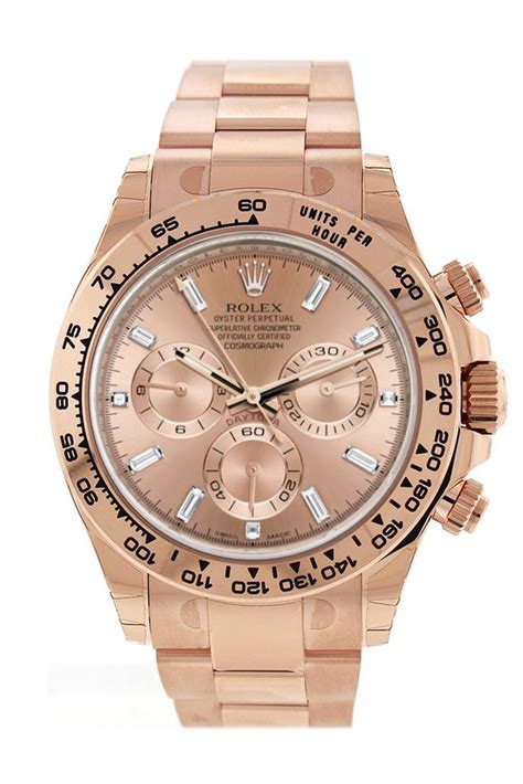 rolex daytona pink gold replica|rolex daytona real or fake.